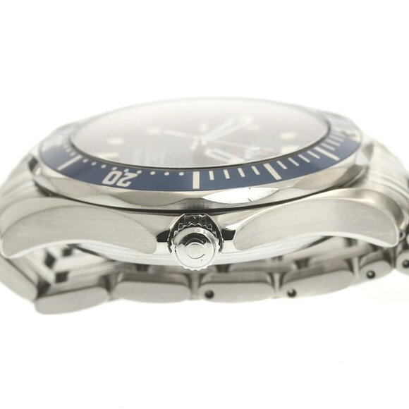 OMEGA Seamaster300 2220.80 Date Co-Axial Navy Dial Automatic Men's Watch - Picture 5 of 11